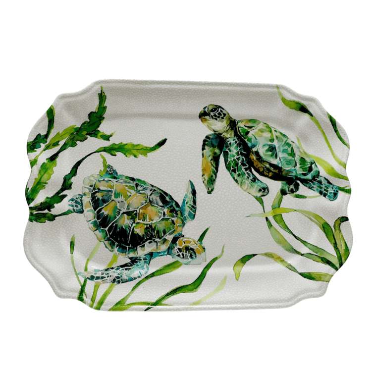 Bandeja Retangular Tartaruga Em Melamina 47Cm - Entrecasa Bandeja Retangular Tartaruga Em Melamina 47Cm - Entrecasa